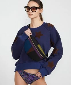 Cynthia Rowley Neoprene Colorblock Belt Bag