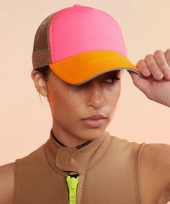 Cynthia Rowley Sales Shop 7 Cynthia Rowley Colorblock Trucker Hat