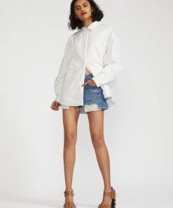 Cynthia Rowley Nylon Shacket