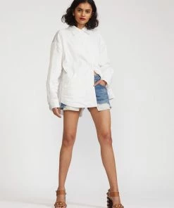 Cynthia Rowley Nylon Shacket