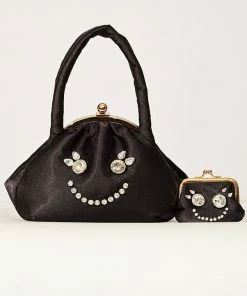 Cynthia Rowley Accessories & Gifts Satin Rhinestone Shoulder Bag