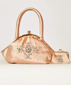Cynthia Rowley Satin Rhinestone Shoulder Bag Accessories & Gifts