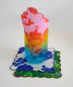 Cynthia Rowley Scallop Embroidered Edge Cocktail Napkin Home