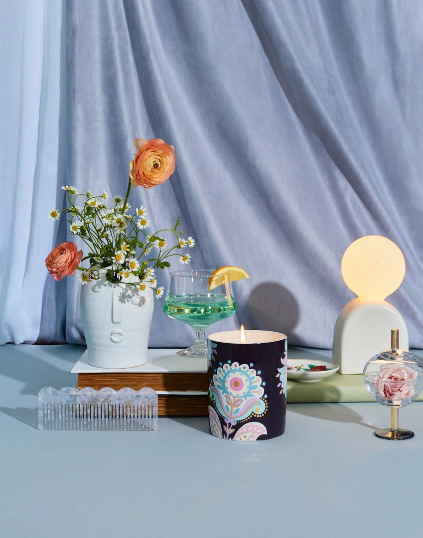 Cynthia Rowley Home Moonflower Ceramic Jar Candle 3 Cynthia Rowley Home Moonflower Ceramic Jar Candle