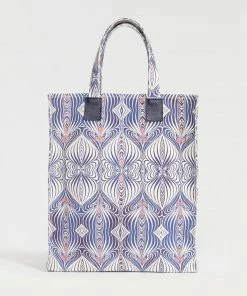 Cynthia Rowley Accessories & Gifts Canvas Tote With Leather Trim