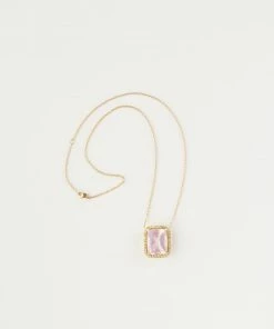 Cynthia Rowley Accessories & Gifts Rose Quartz And Peridot Pendant