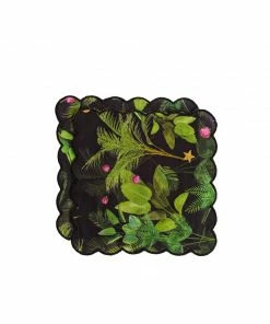 Cynthia Rowley Scallop Embroidered Edge Cocktail Napkin Home