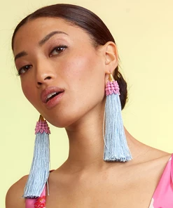 Cynthia Rowley Accessories & Gifts Beaded Tassel Earring