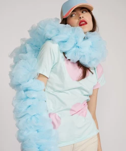 Cynthia Rowley Tulle Boa