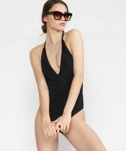 Cynthia Rowley Surf & Swim Frankie Halter Neoprene Swimsuit