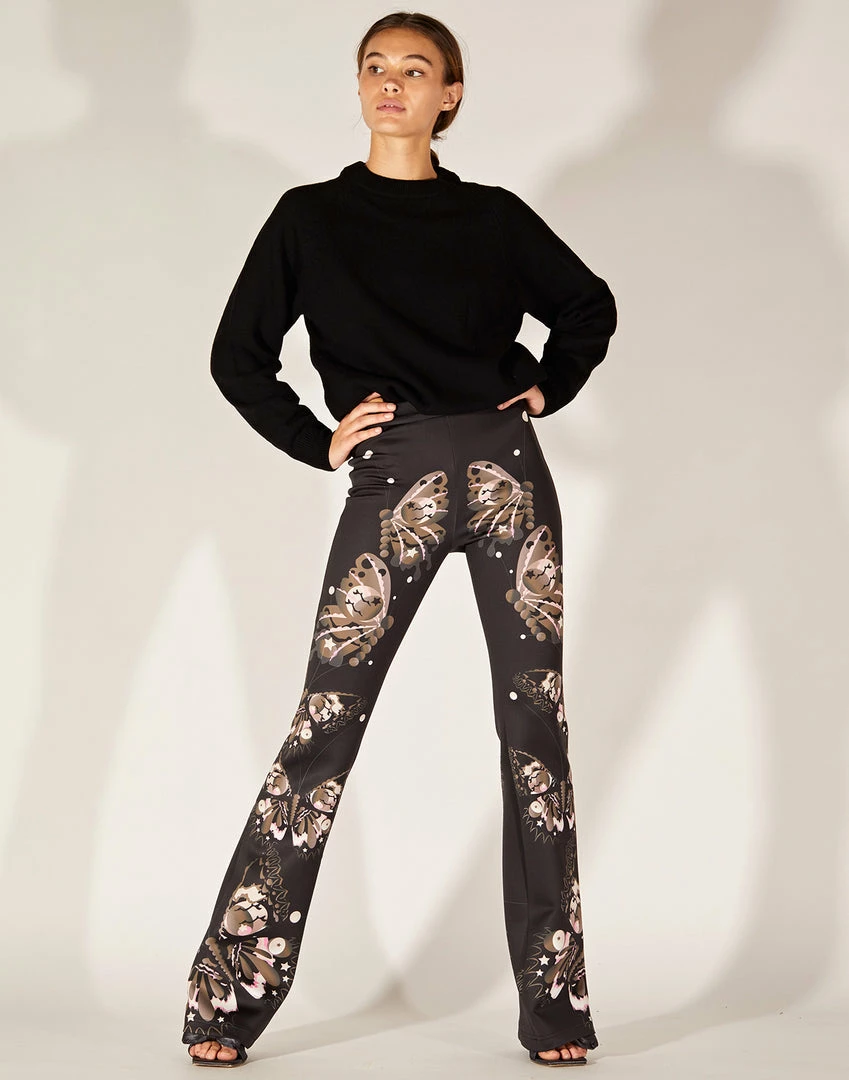 Cynthia Rowley Bottoms Bonded Fit And Flare Pant 2 Cynthia Rowley Bottoms Bonded Fit And Flare Pant