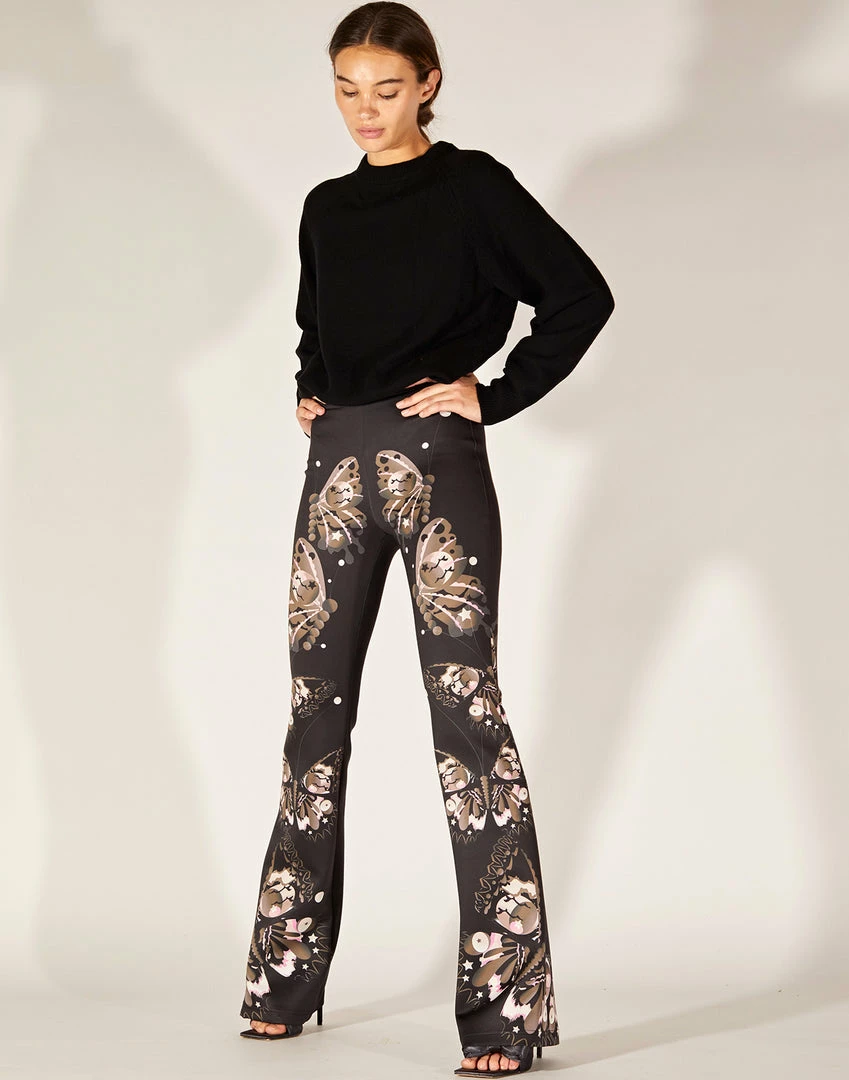 Cynthia Rowley Bottoms Bonded Fit And Flare Pant 3 Cynthia Rowley Bottoms Bonded Fit And Flare Pant