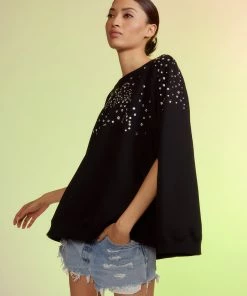 Cynthia Rowley Crystal Capelet Tops