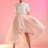Cynthia Rowley High Low Tulle Skirt