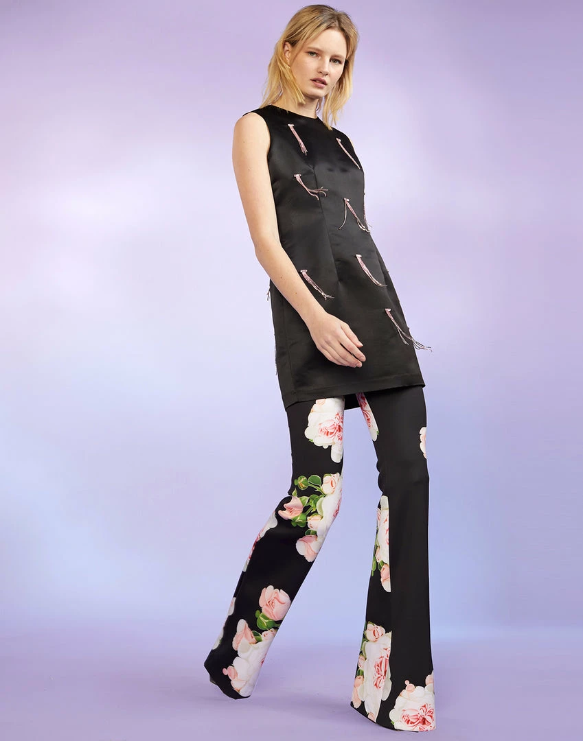 Cynthia Rowley Bonded Fit And Flare Pant Bottoms 3 Cynthia Rowley Bonded Fit And Flare Pant Bottoms