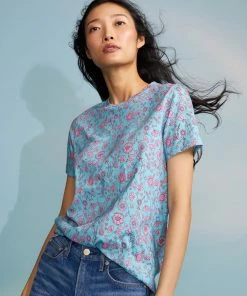 Cynthia Rowley Tops Rylan Printed Tee