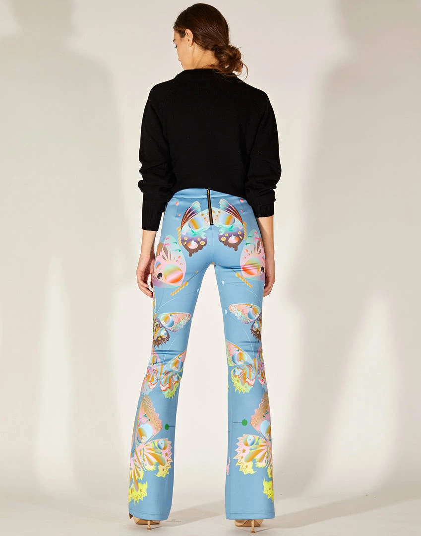 Cynthia Rowley Bonded Fit And Flare Pant Bottoms 4 Cynthia Rowley Bonded Fit And Flare Pant Bottoms