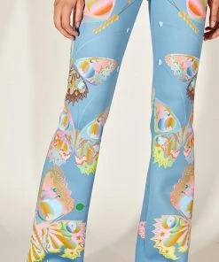 Cynthia Rowley Bonded Fit And Flare Pant Bottoms 9 Cynthia Rowley Bonded Fit And Flare Pant Bottoms