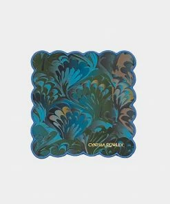 Cynthia Rowley Scallop Embroidered Edge Cocktail Napkin