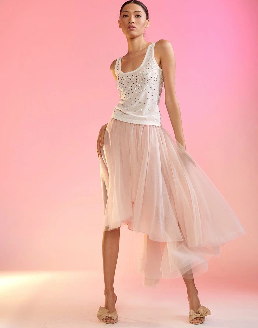 Cynthia Rowley High Low Tulle Skirt 2 Cynthia Rowley High Low Tulle Skirt