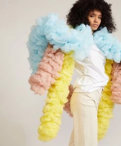 Cynthia Rowley Tulle Boa