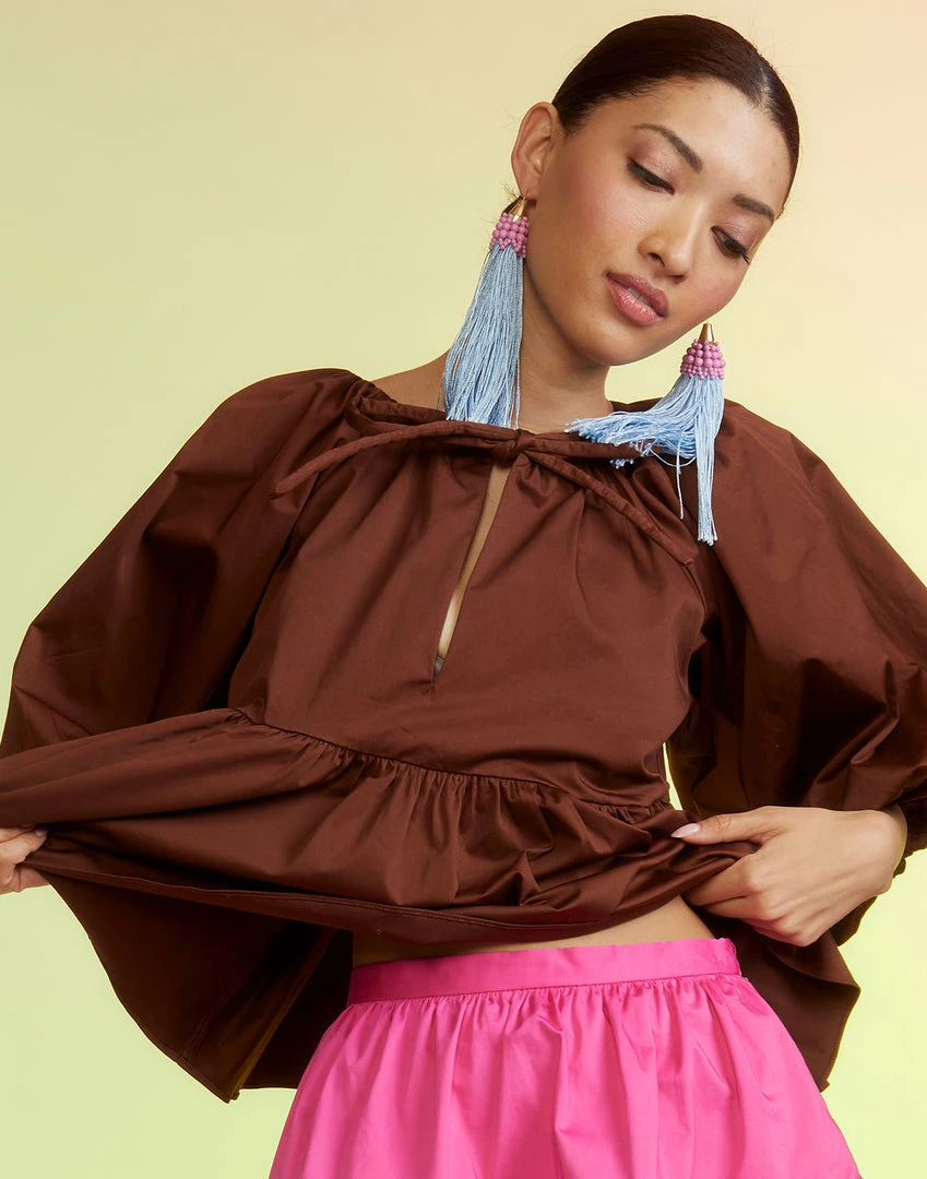 Cynthia Rowley Nomad Polished Cotton Top Tops 3 Cynthia Rowley Nomad Polished Cotton Top Tops