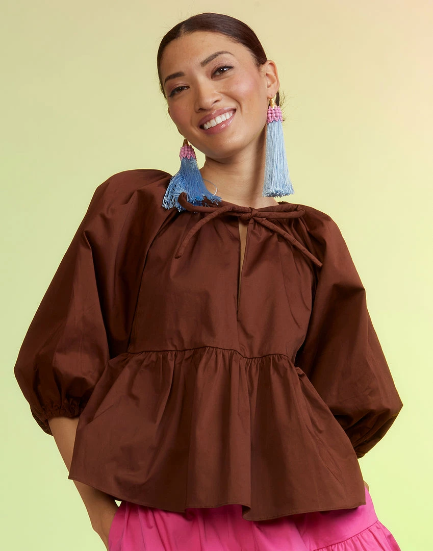 Cynthia Rowley Nomad Polished Cotton Top Tops 2 Cynthia Rowley Nomad Polished Cotton Top Tops