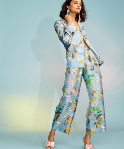 Cynthia Rowley Silk Pajama Pant Bottoms