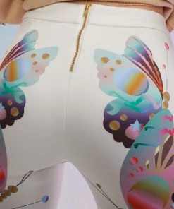 Cynthia Rowley Bonded Fit And Flare Pant