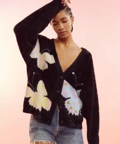 Cynthia Rowley Tops Butterfly Cardigan