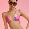 Cynthia Rowley Coral String Bikini Top Surf & Swim
