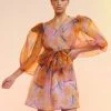 Cynthia Rowley Dresses Daffodil Organza Wrap Dress