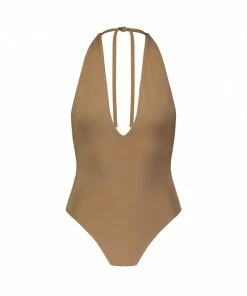 Cynthia Rowley Frankie Halter Neoprene Swimsuit Surf & Swim