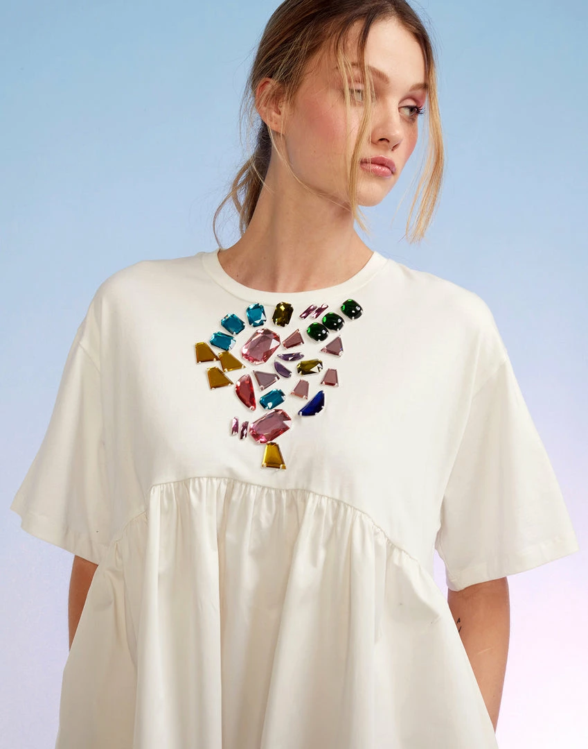 Cynthia Rowley Gem Stone Tee Dress Dresses 6 Cynthia Rowley Gem Stone Tee Dress Dresses