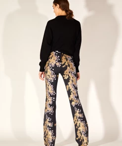 Cynthia Rowley Bonded Fit And Flare Pant Bottoms