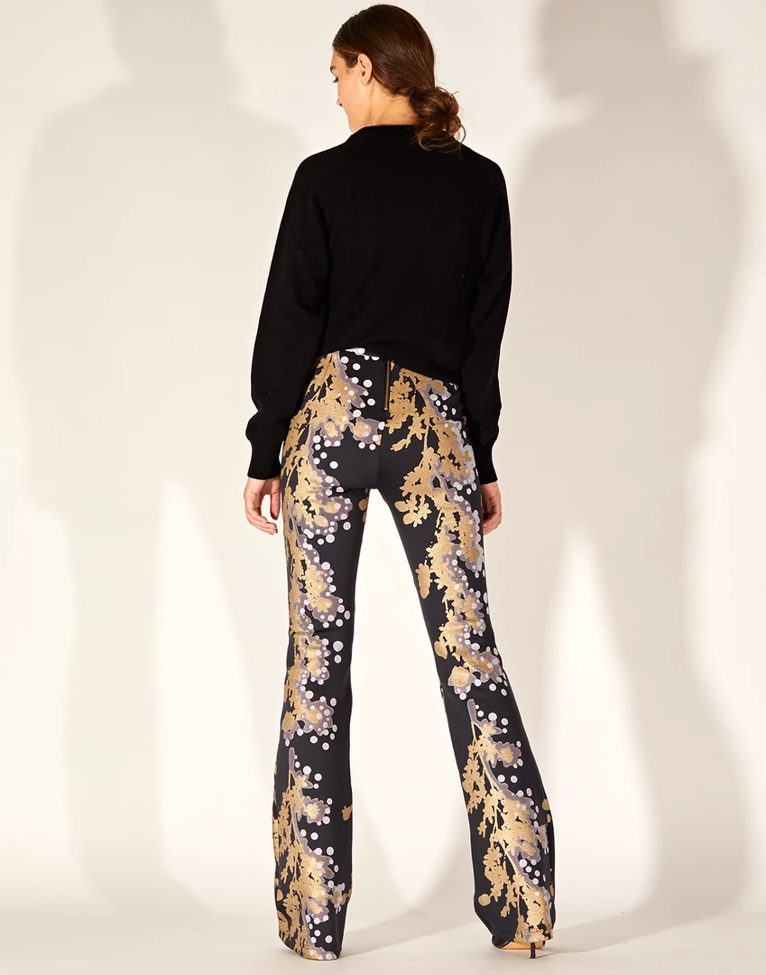 Cynthia Rowley Bonded Fit And Flare Pant Bottoms 2 Cynthia Rowley Bonded Fit And Flare Pant Bottoms