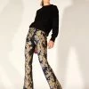 Cynthia Rowley Bonded Fit And Flare Pant Bottoms