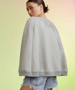 Cynthia Rowley Tops Crystal Capelet