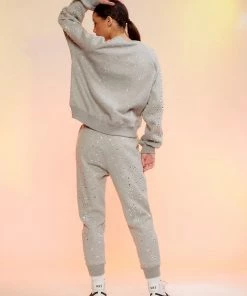 Cynthia Rowley Crystal Sweatpants