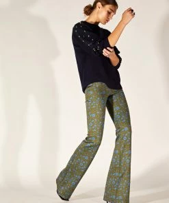 Cynthia Rowley Bottoms Bonded Fit And Flare Pant