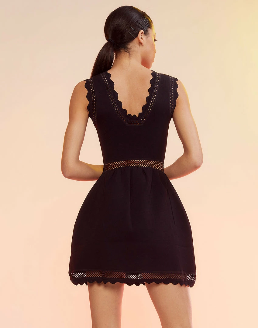 Cynthia Rowley Little Black Knit Dress 4 Cynthia Rowley Little Black Knit Dress