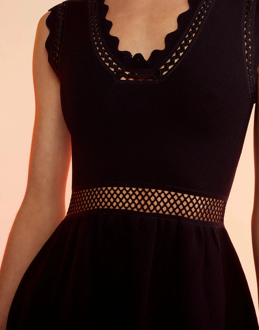 Cynthia Rowley Little Black Knit Dress 6 Cynthia Rowley Little Black Knit Dress