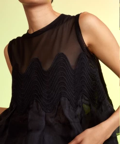 Cynthia Rowley Amelia Organza Top