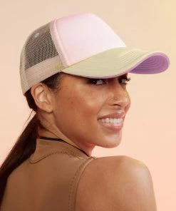 Cynthia Rowley Colorblock Trucker Hat Accessories & Gifts