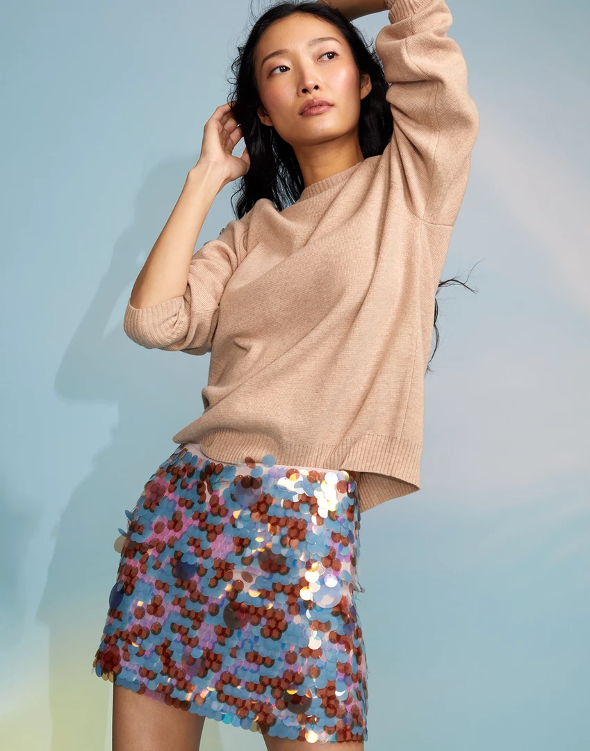 Cynthia Rowley Sequin Mini Skirt Bottoms 1 Cynthia Rowley Sequin Mini Skirt Bottoms