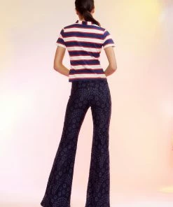 Cynthia Rowley Lace Fit And Flare Pants Bottoms