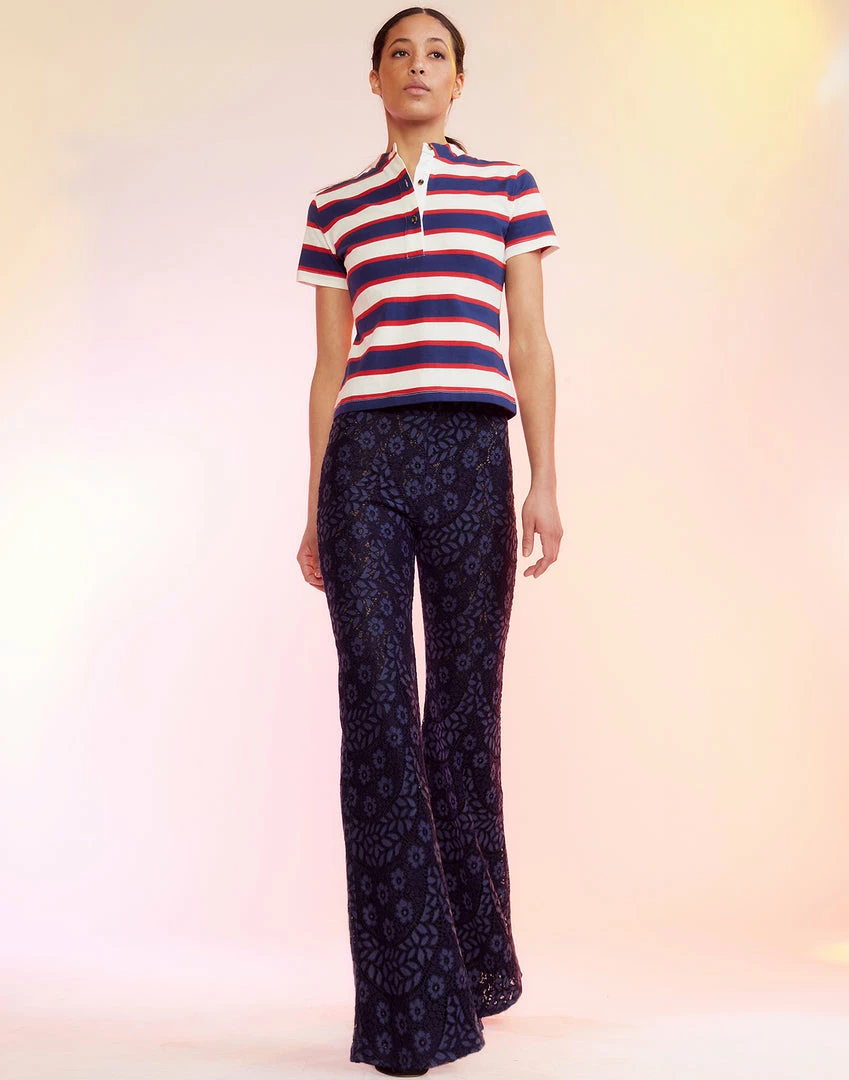 Cynthia Rowley Lace Fit And Flare Pants Bottoms 3 Cynthia Rowley Lace Fit And Flare Pants Bottoms