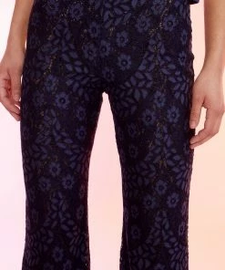 Cynthia Rowley Lace Fit And Flare Pants Bottoms 9 Cynthia Rowley Lace Fit And Flare Pants Bottoms