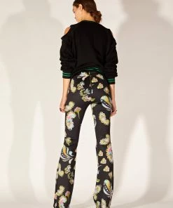 Cynthia Rowley Bottoms Bonded Fit And Flare Pant