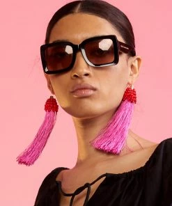 Cynthia Rowley Accessories & Gifts Beaded Tassel Earring